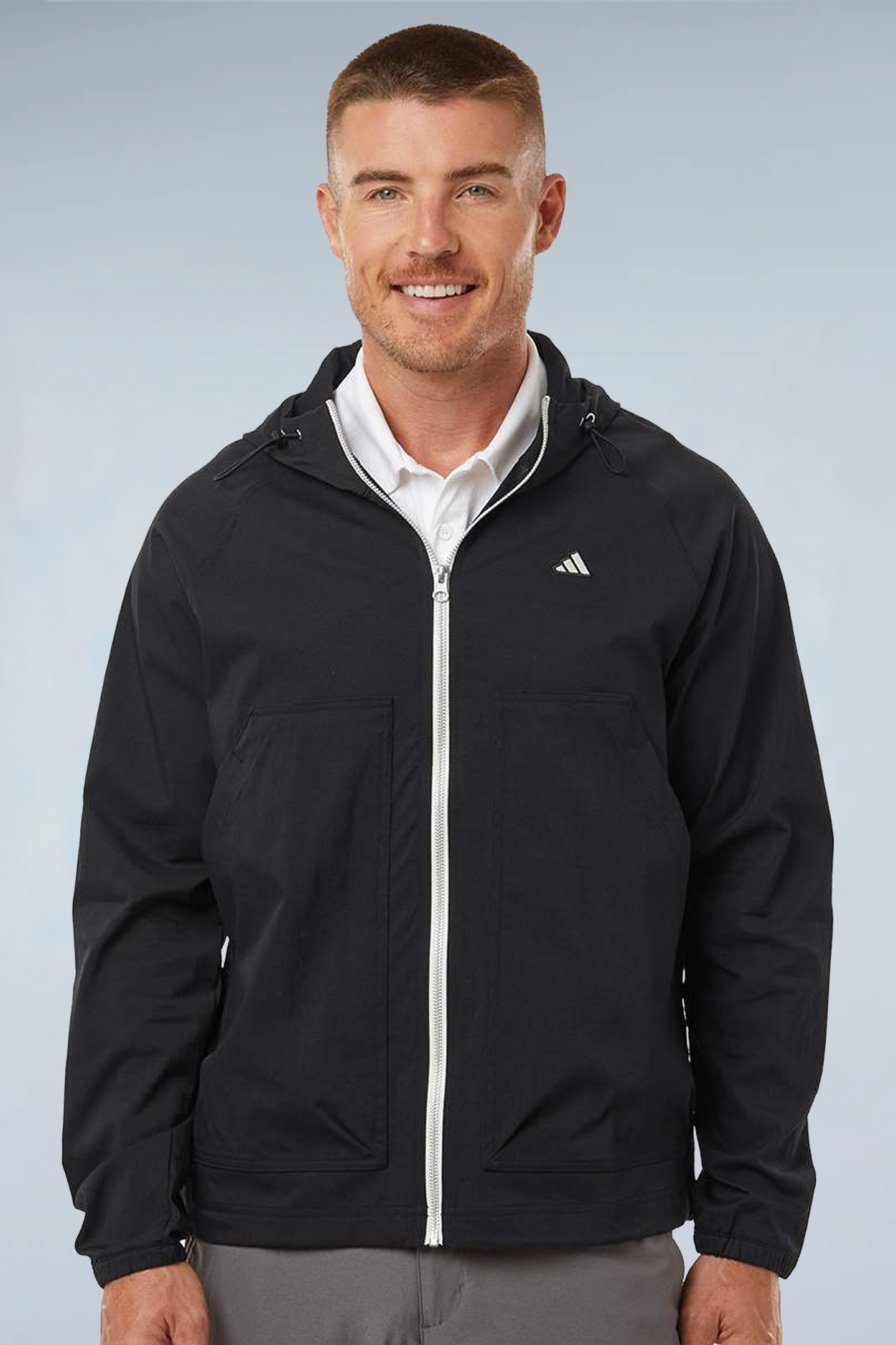 Adidas Men's Go-To Utility Durable Water-Repellant Full-Zip Jacket A2007