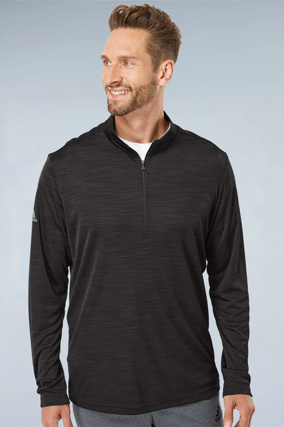 Adidas Men's Lightweight Mélange Quarter-Zip Pullover A475
