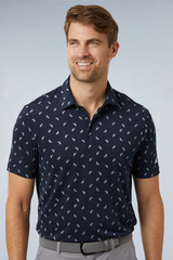 Adidas Men's Ultimate365 Mesh Print Polo A2012