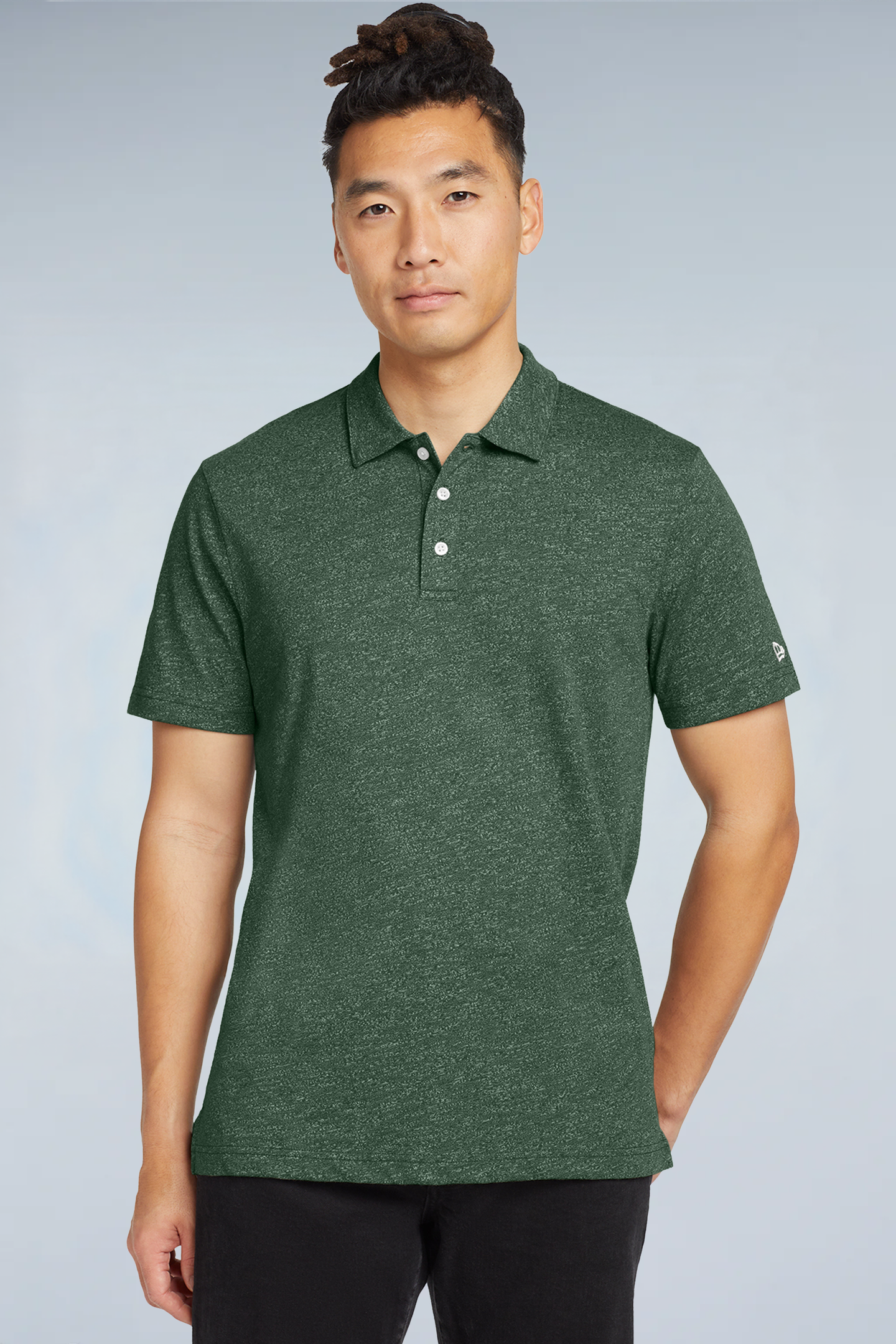 NEA301 New Era® Slub Twist Polo