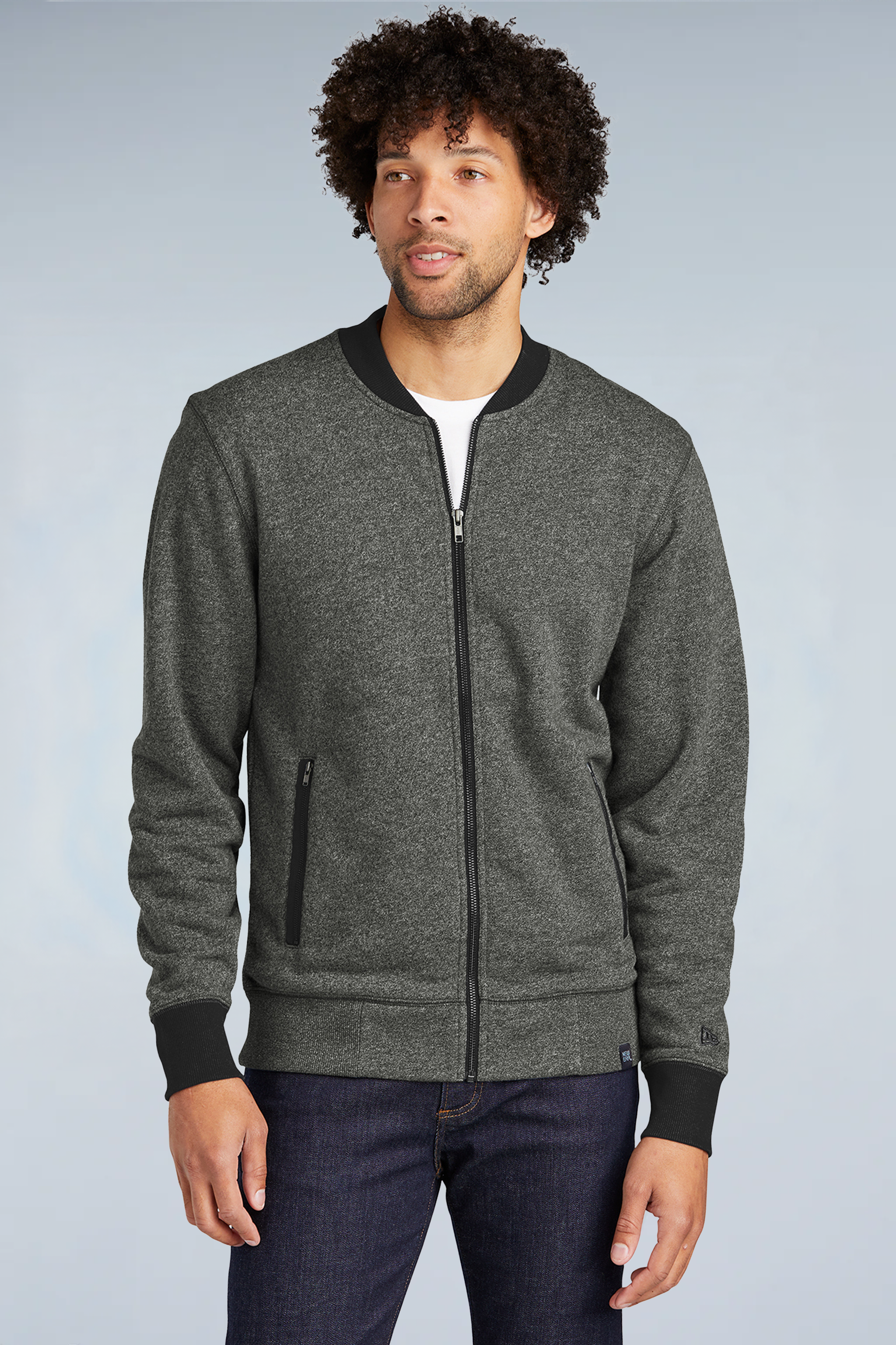 NEA503 New Era® French Terry Baseball Full-Zip