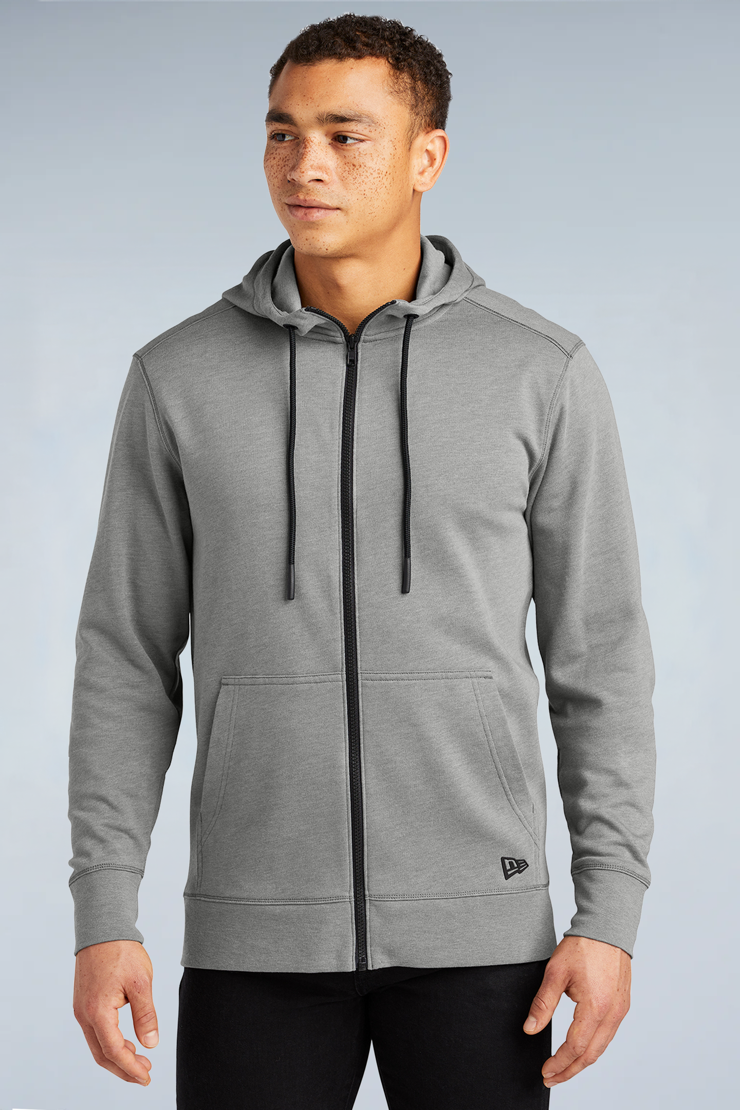 NEA511 New Era® Tri-Blend Fleece Full-Zip Hoodie