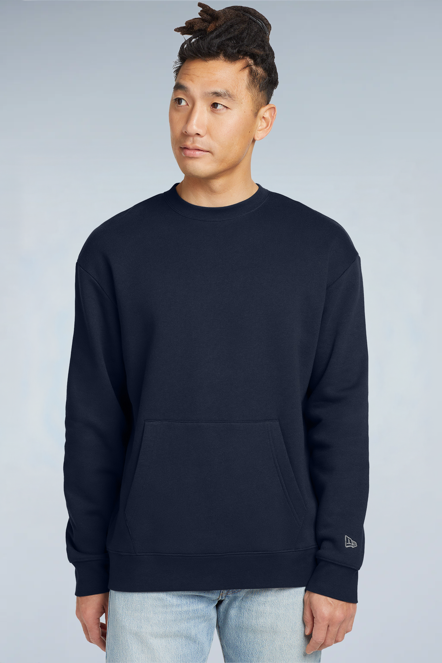 NEA527 New Era® Heritage Fleece Pocket Crew