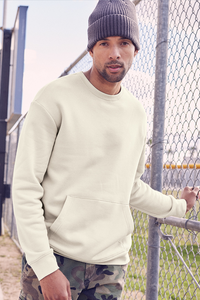 NEA527 New Era® Heritage Fleece Pocket Crew