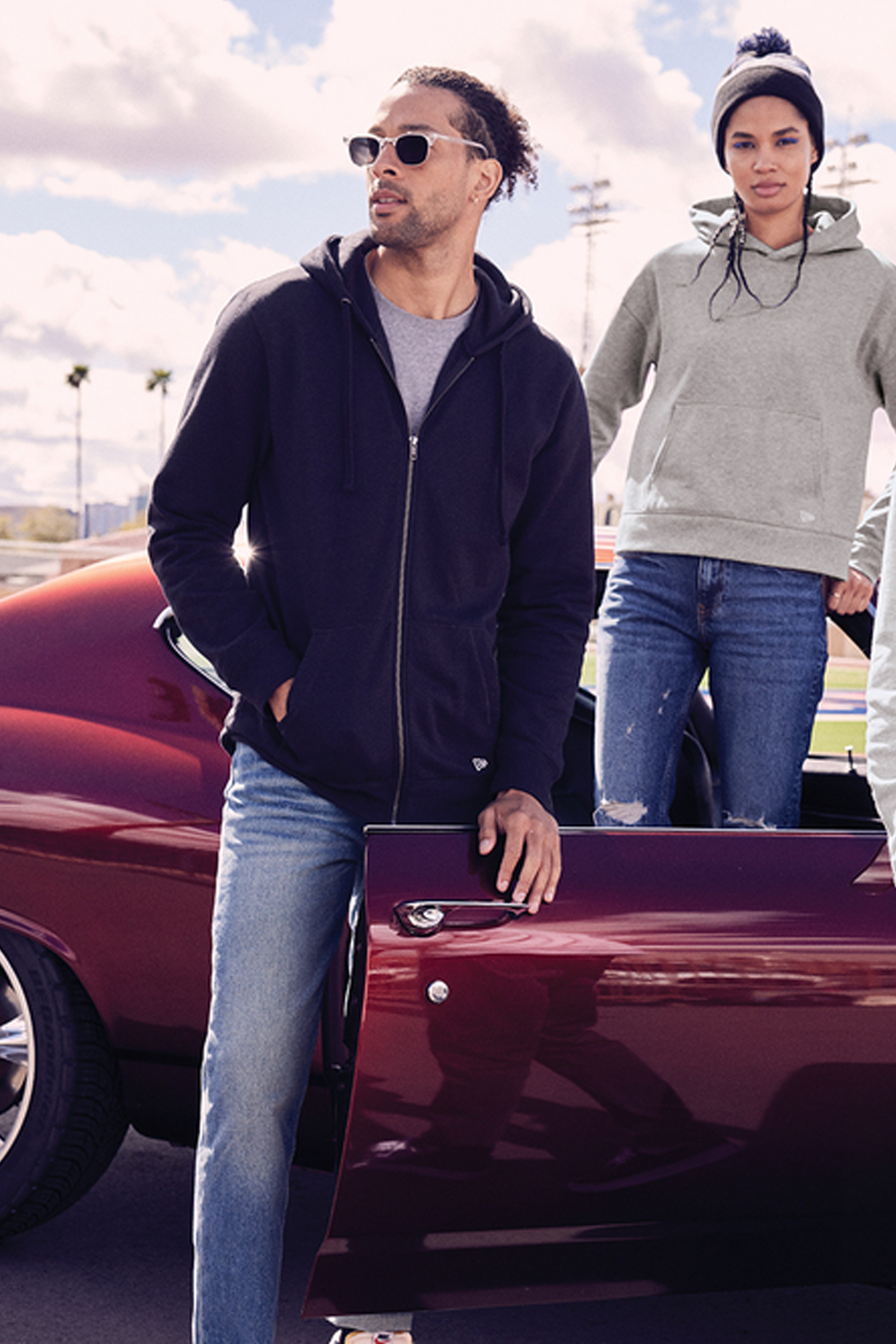 NEA551 New Era® Comeback Fleece Full-Zip Hoodie