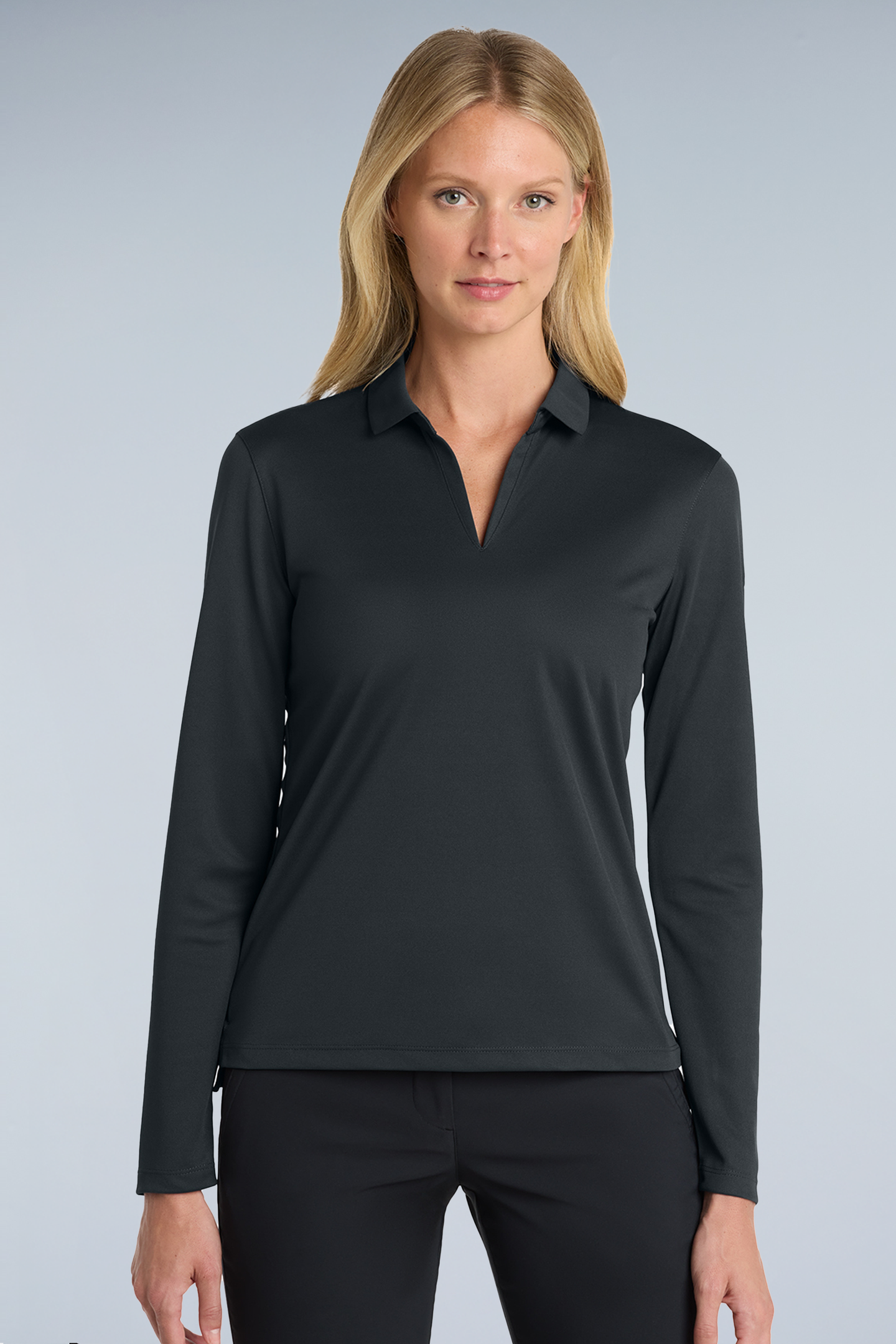 Nike Women's Dri-FIT Micro Pique 2.0 Long Sleeve Polo | NKDC2105