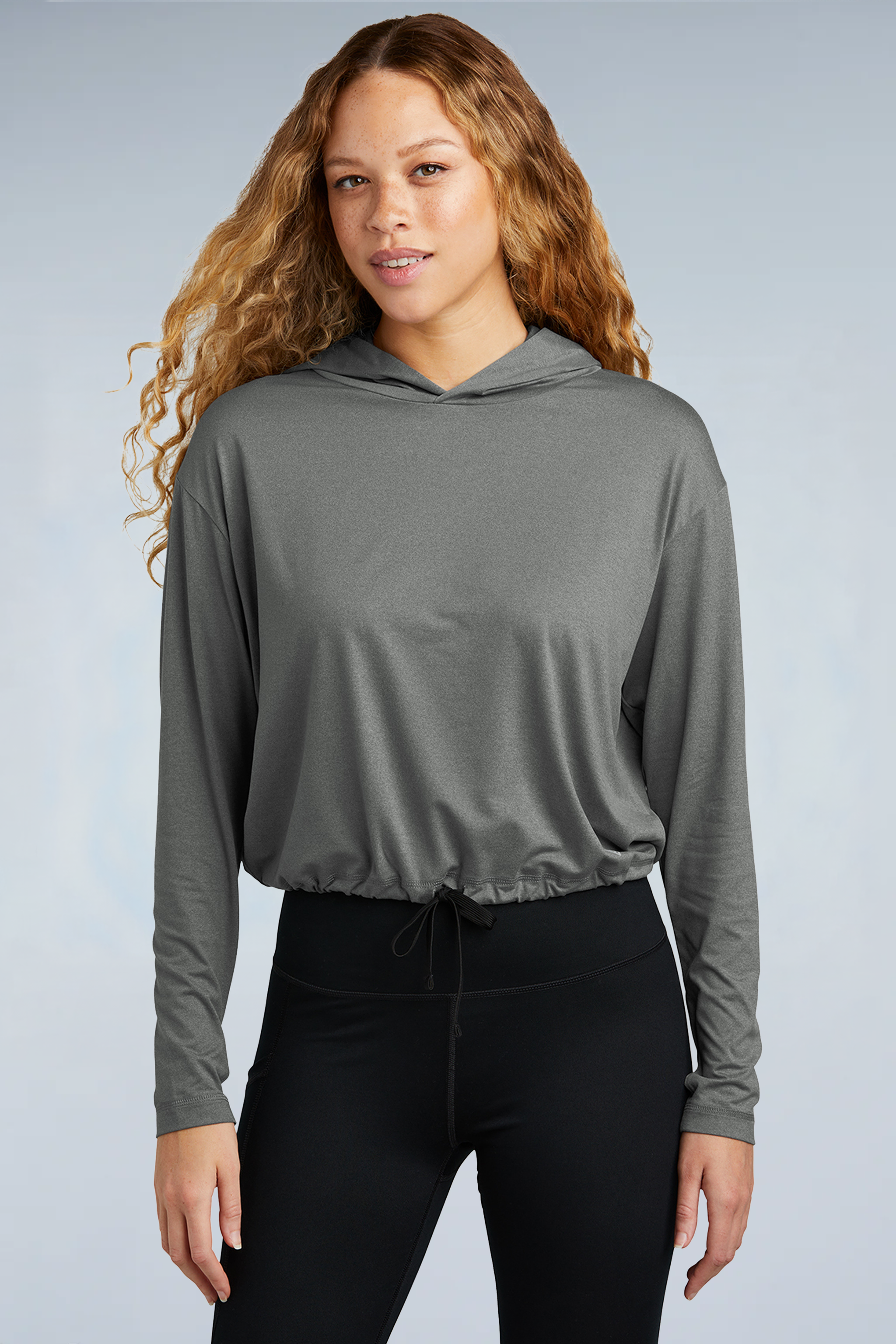 LNEA229 New Era® Women's Power Long Sleeve Hoodie