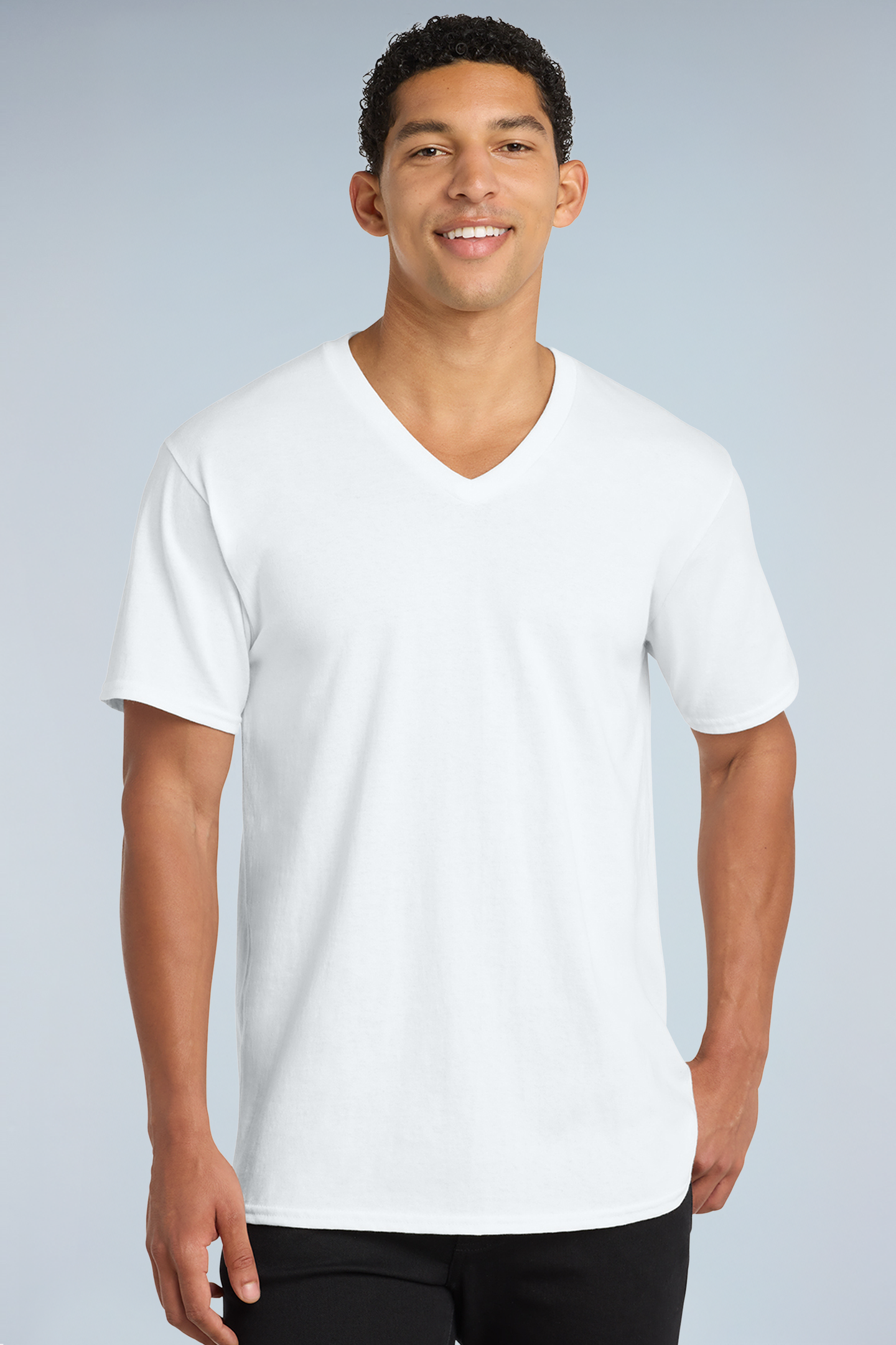 Port & Co™ Core Cotton V-Neck Tee | PC54V
