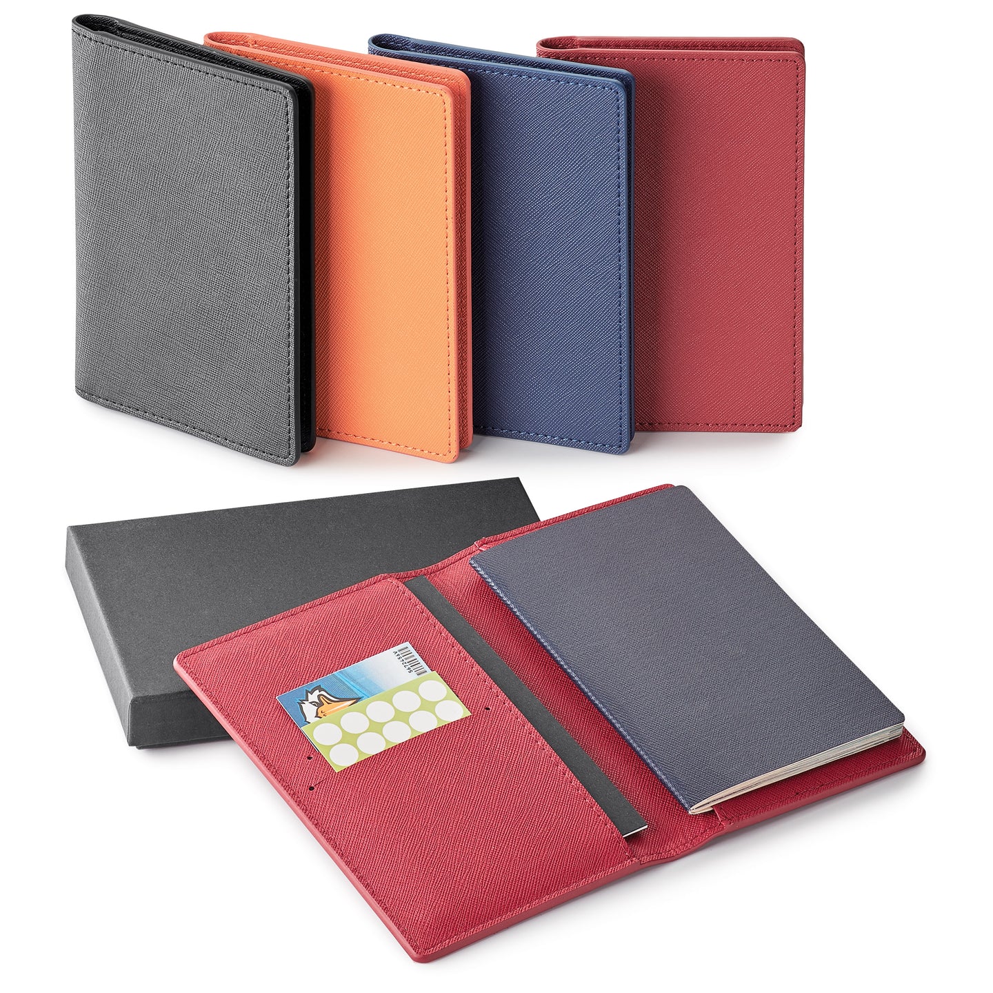 Toscano Genuine Leather Rfid Booklet/ Passport Holder