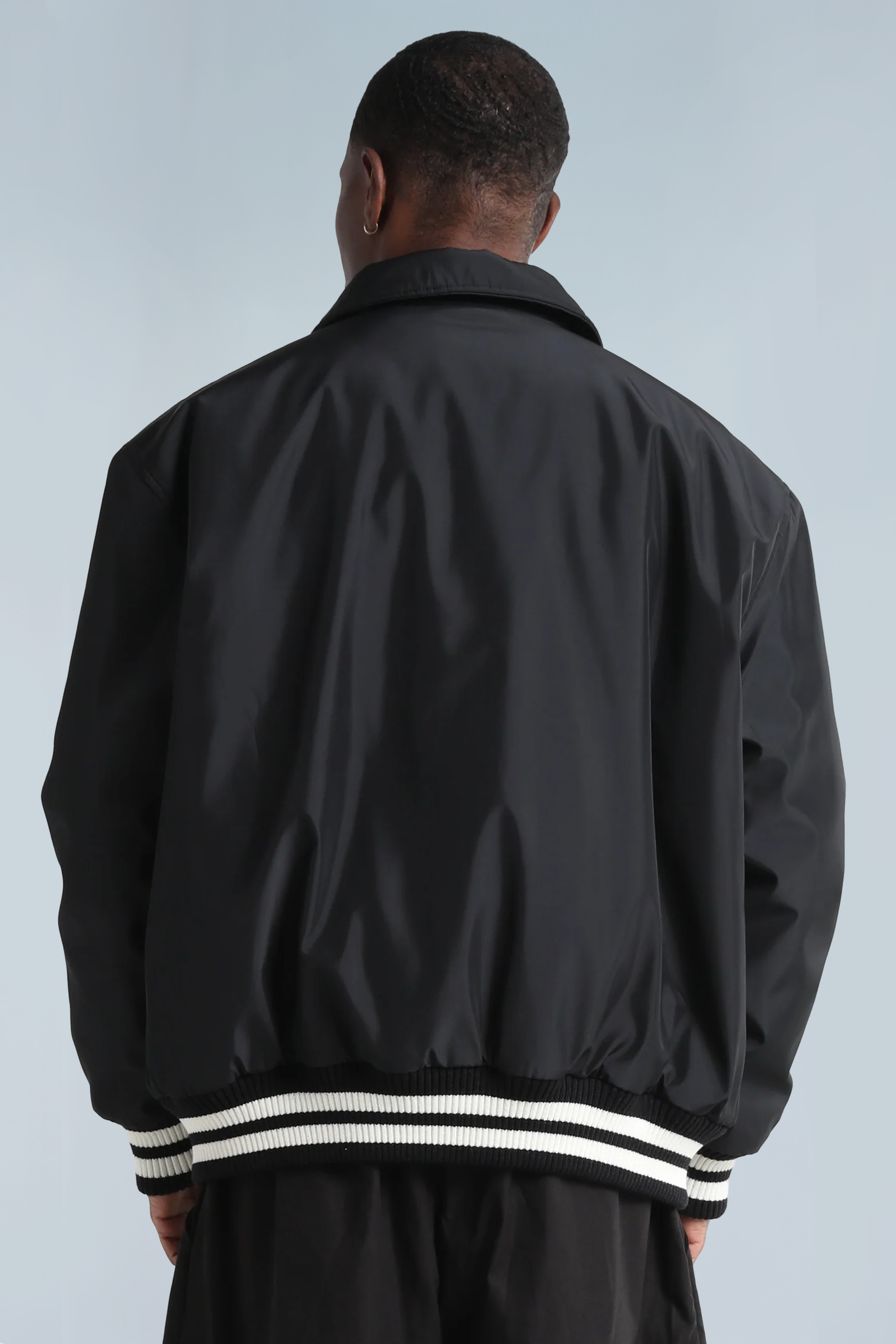 Shaka Wear Unisex Collared Varsity Jacket - SHCVBJ