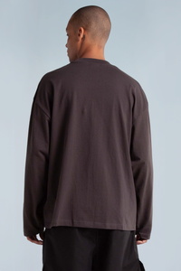 Shaka Wear Unisex Max Heavyweight Oversized Long Sleeve T-Shirt - SHMOL