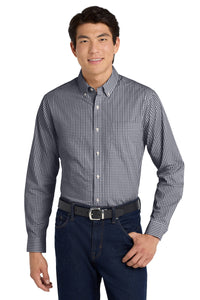 Port Authority  ®  Broadcloth Gingham Easy Care Shirt W644