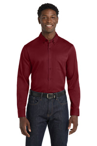 Port Authority ®  Long Sleeve SuperPro React ™  Twill Shirt. W808