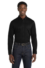 Port Authority ®  Long Sleeve SuperPro React ™  Twill Shirt. W808