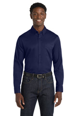 Port Authority ®  Long Sleeve SuperPro React ™  Twill Shirt. W808