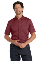 Port Authority ®  Short Sleeve SuperPro React ™  Twill Shirt. W809