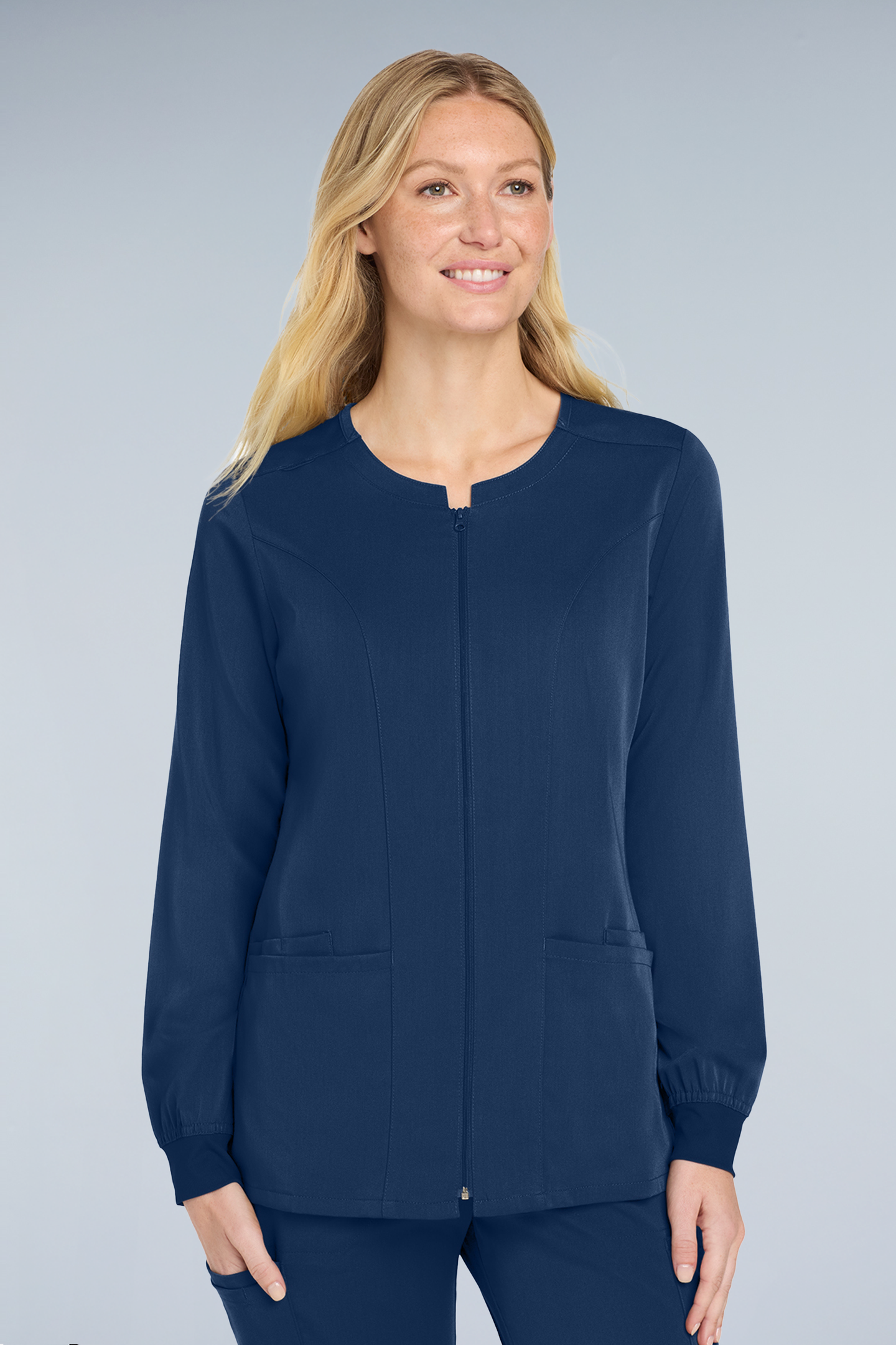 Wink® Women’s Premiere Flex™ Full-Zip Scrub Jacket | WW4088