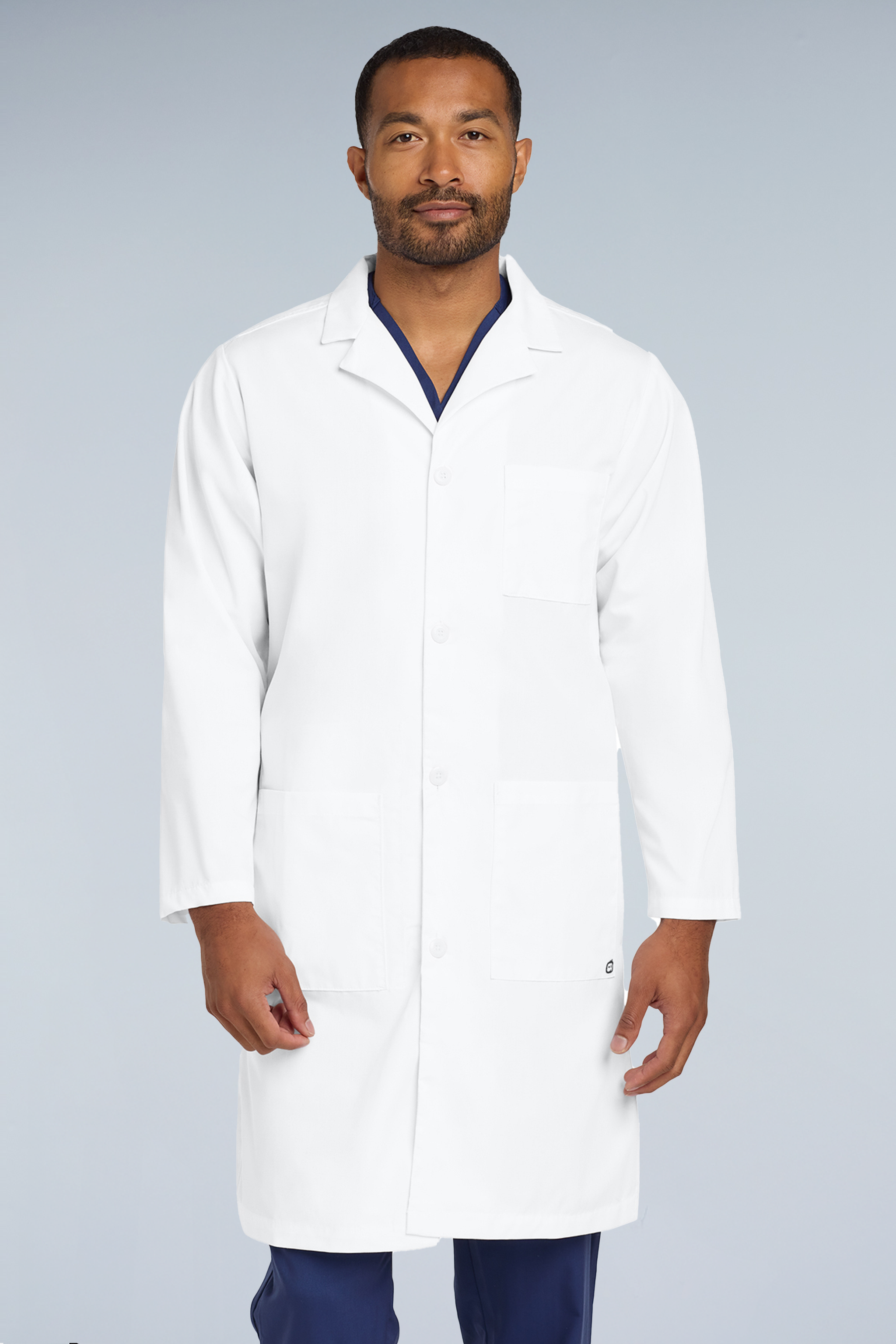 Wink® Men's Long Lab Coat WW5172 Custom Scrubs Embroidery in Miami