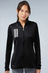 Adidas Women's 3-Stripes Double Knit Full-Zip Jacket A483
