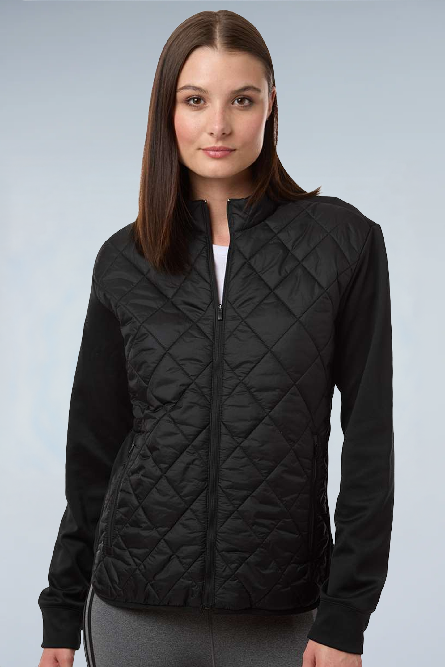 Adidas Women's Ultimate Quilted Full-Zip Jacket A1009