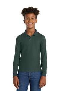 Port Authority ®  Youth Long Sleeve Silk Touch™ Polo.  Y500LS