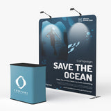 8ft Straight Tension Fabric Display