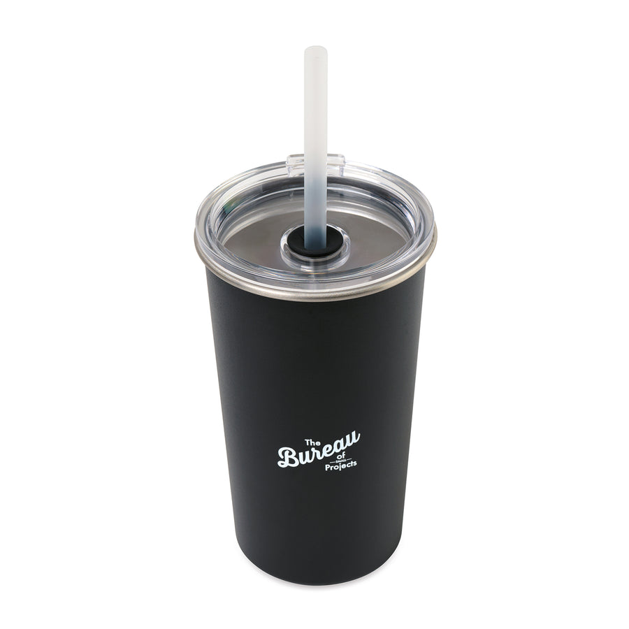 Arlo Classics Stainless Steel Tumbler with Straw - 20 Oz.