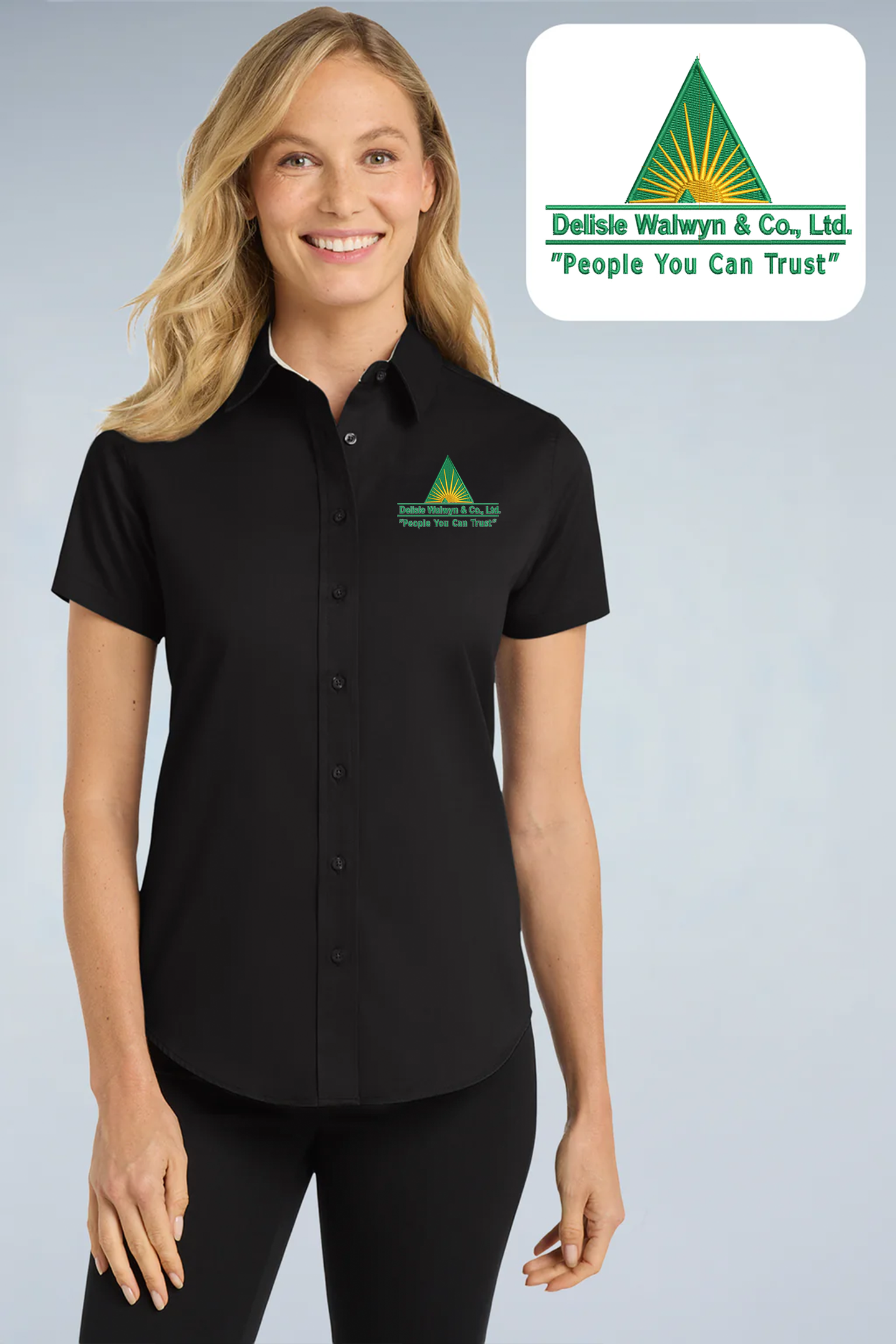 Delisle Walwyn & Co., Ltd. - Port Authority ®  Women's Short Sleeve Easy Care  Shirt.  L508