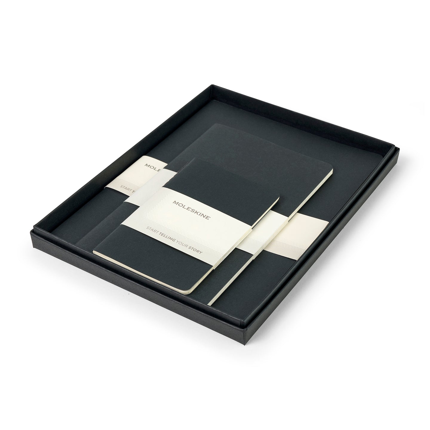 Moleskine® Assorted Cahier Gift Set - Black | Custom Branded | Lemon Print