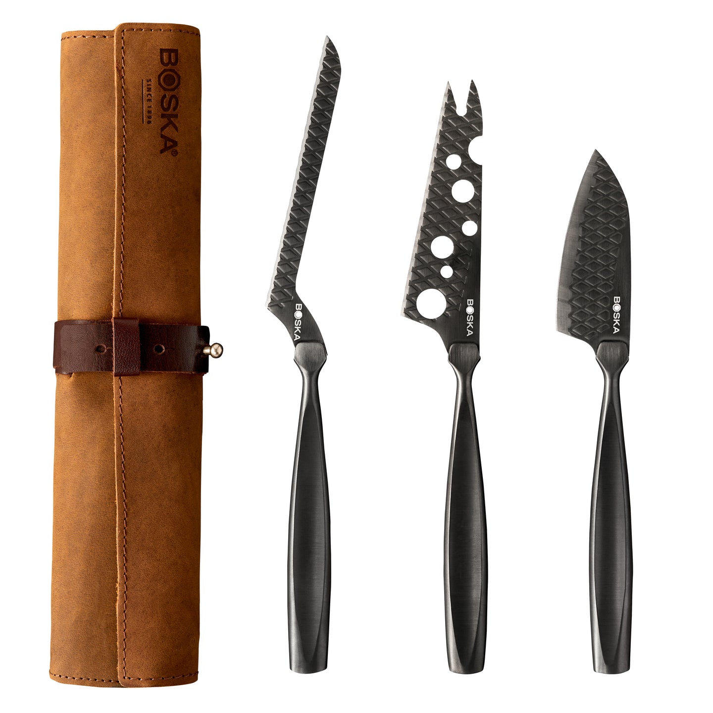 BOSKA® Cheese Knife Set Monaco+ Dark