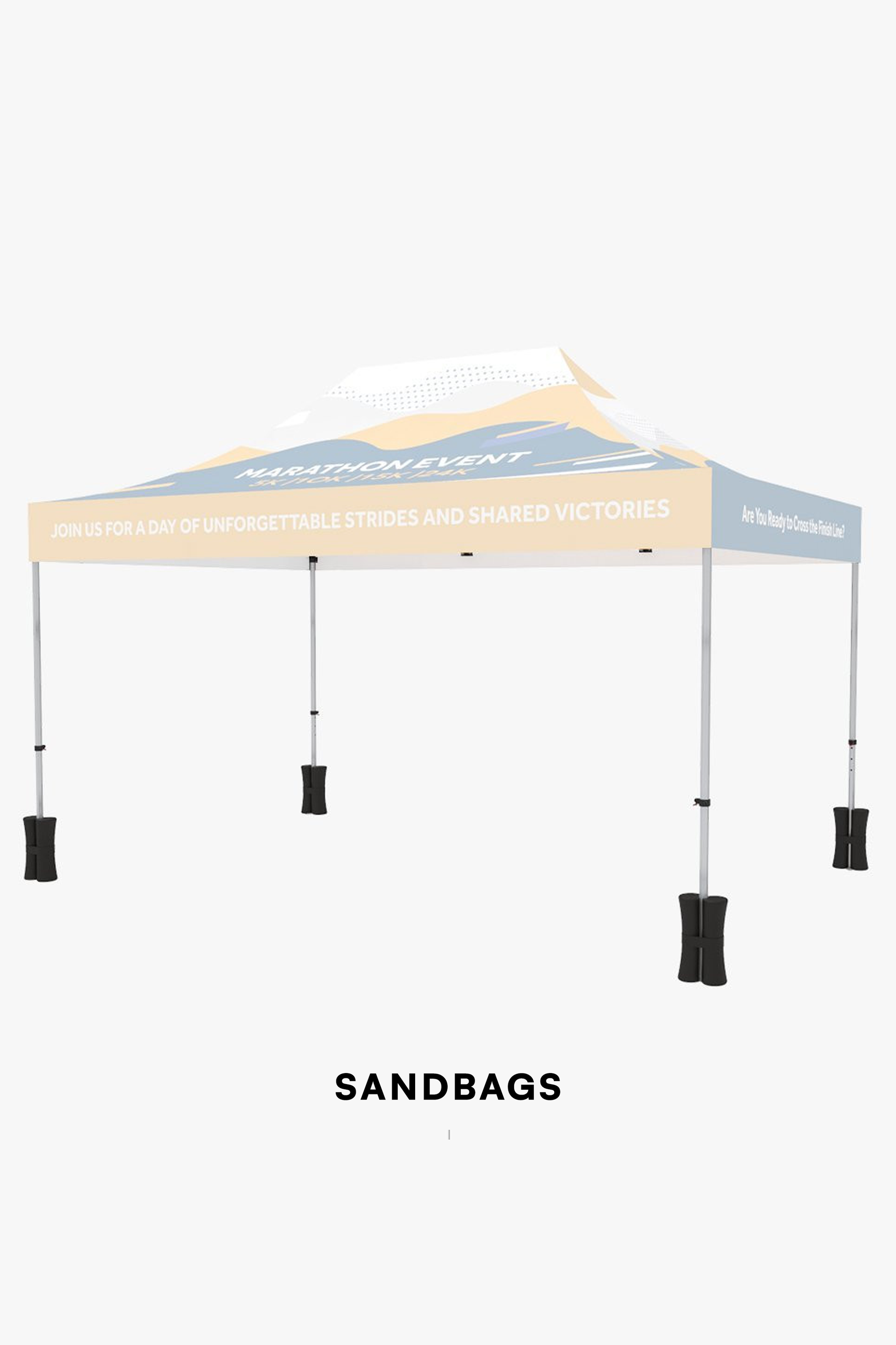 event tent with logo Custom 15ft Canopy Tent with Logo