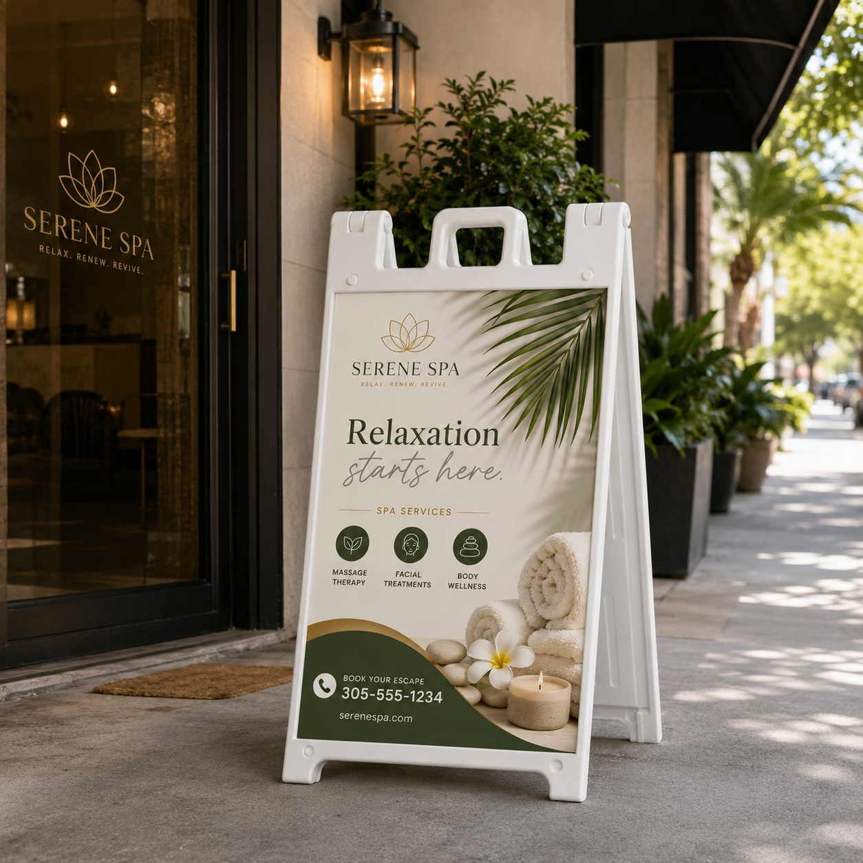 Custom Signicade A-Frame Signs | 24x36 Sidewalk Sign | Printed in Miami