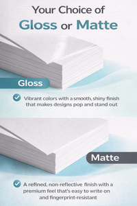 Square Rounded Corners Business Cards 2.5'' x 2.5''