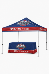 10x10 Canopy Tent Kit with Table Cover