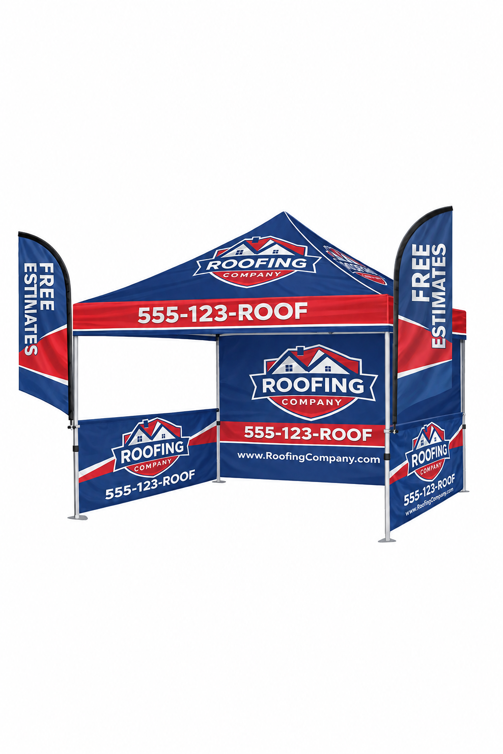 10x10 Canopy Tent Kit, Complete Booth Setup