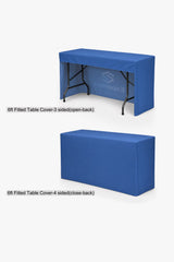8ft Custom Printed Fitted Table Cover