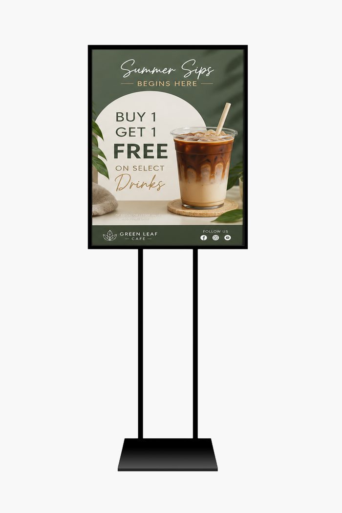 Poster Stand Sign Holder