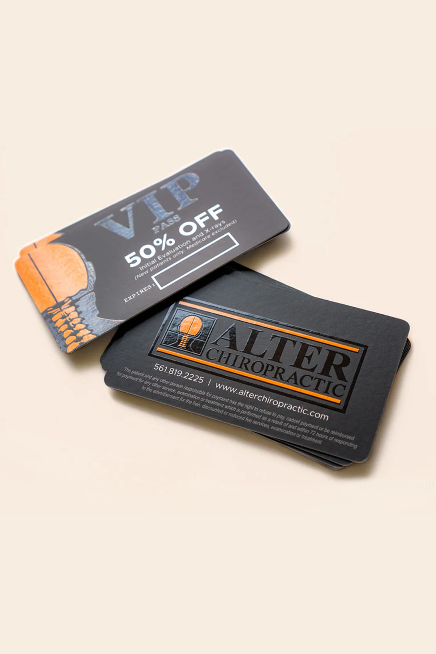 Soft Touch Spot-UV Business Cards - Silk Finish