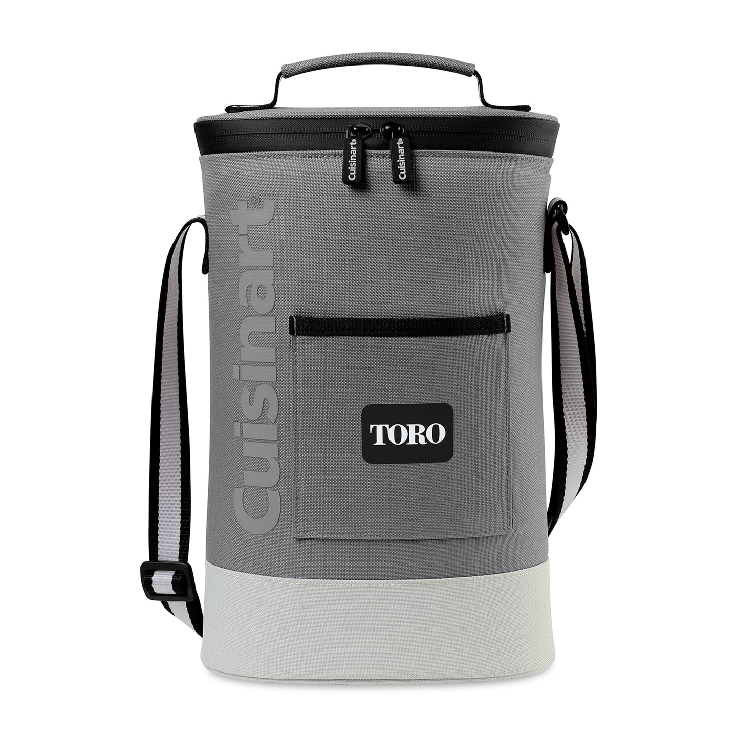 Cuisinart Outdoors® Bottle Cooler Tote - Medium Grey | Custom Branded | Lemon Print