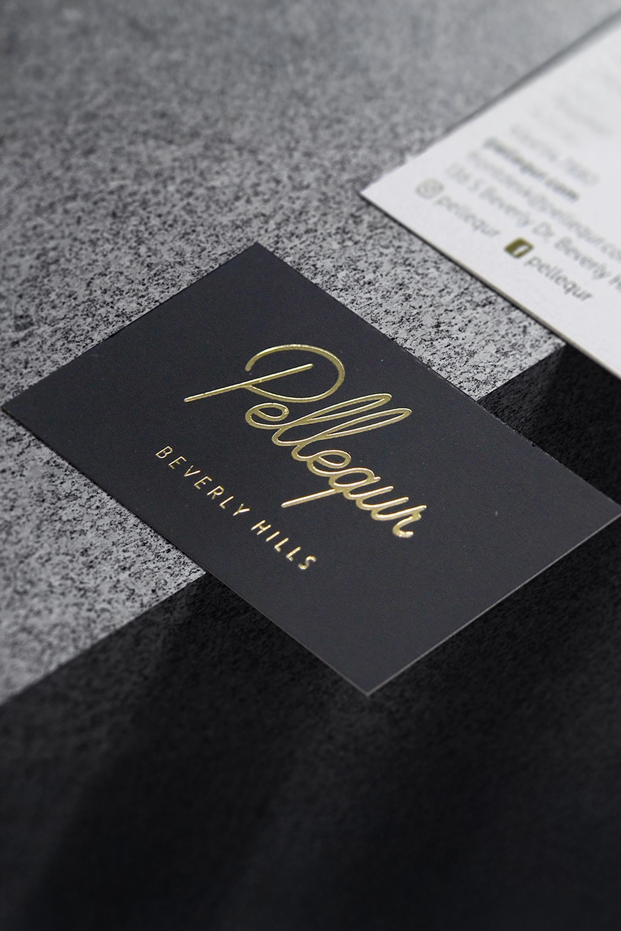 Metallic Foil Accent Business Cards