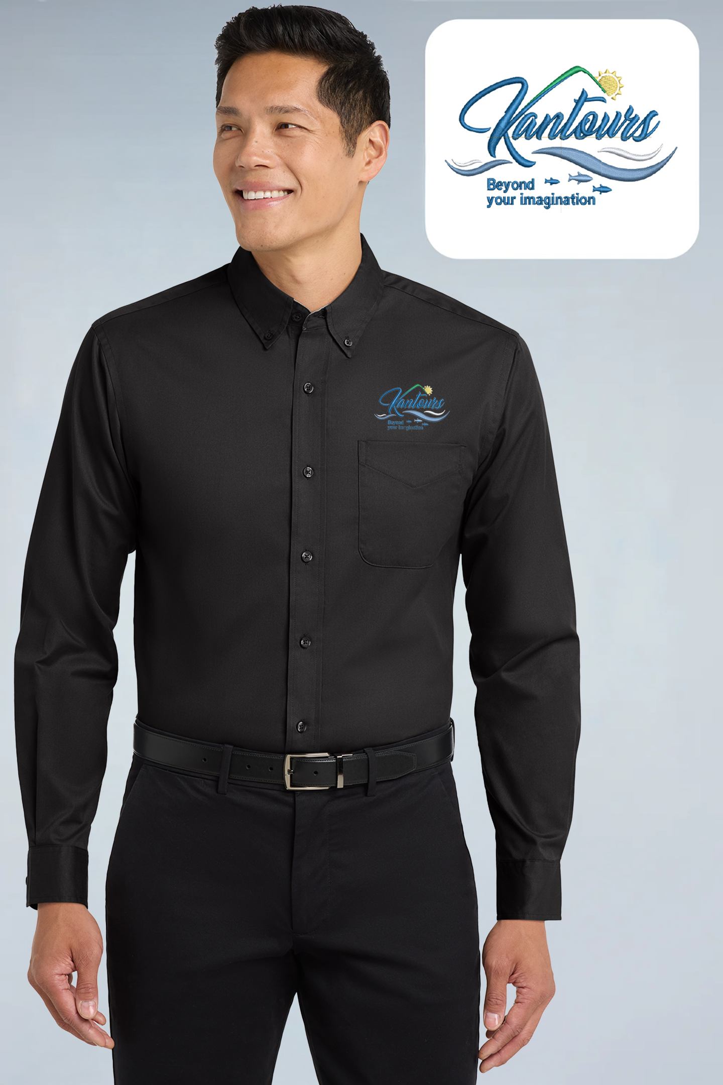 Kantours - Port Authority ®  Long Sleeve Easy Care Shirt S608