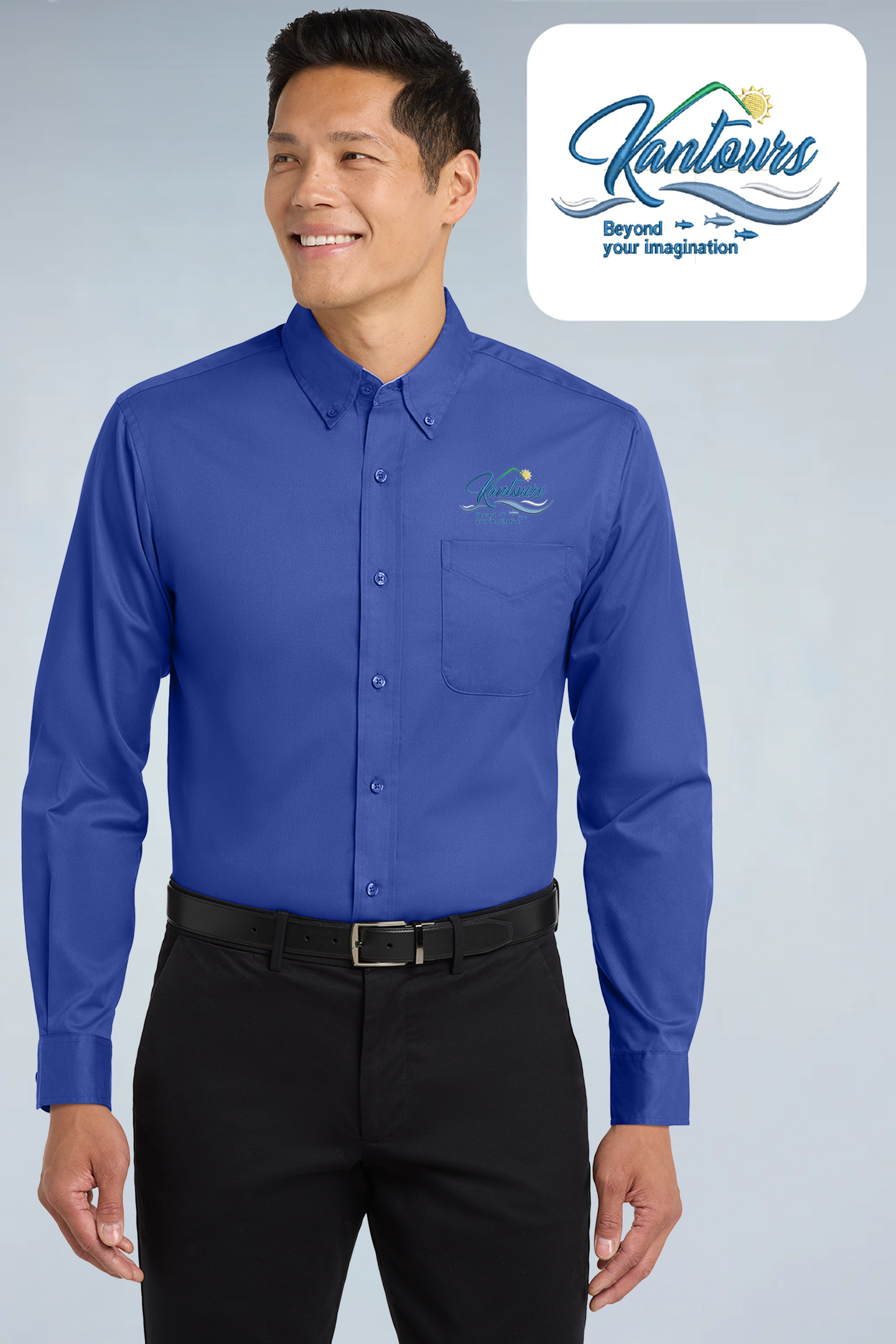 Kantours - Port Authority ®  Long Sleeve Easy Care Shirt S608