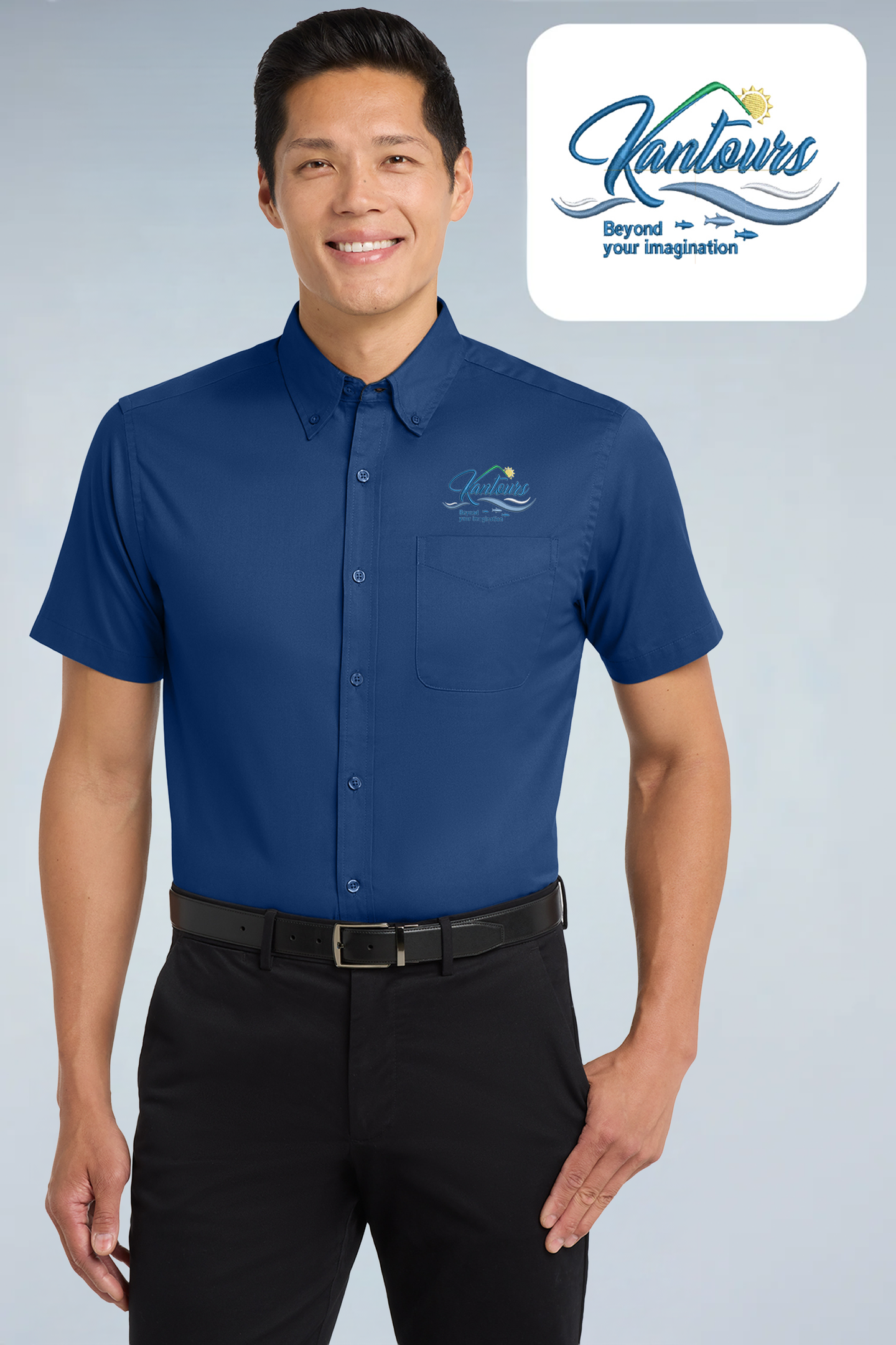Kantours - Port Authority ®  Short Sleeve Easy Care Shirt.  S508