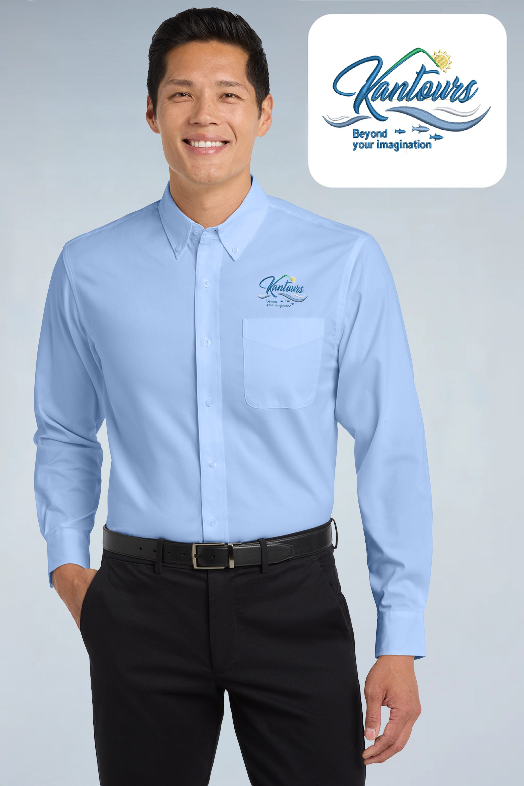 Kantours - Port Authority ®  Long Sleeve Easy Care Shirt S608