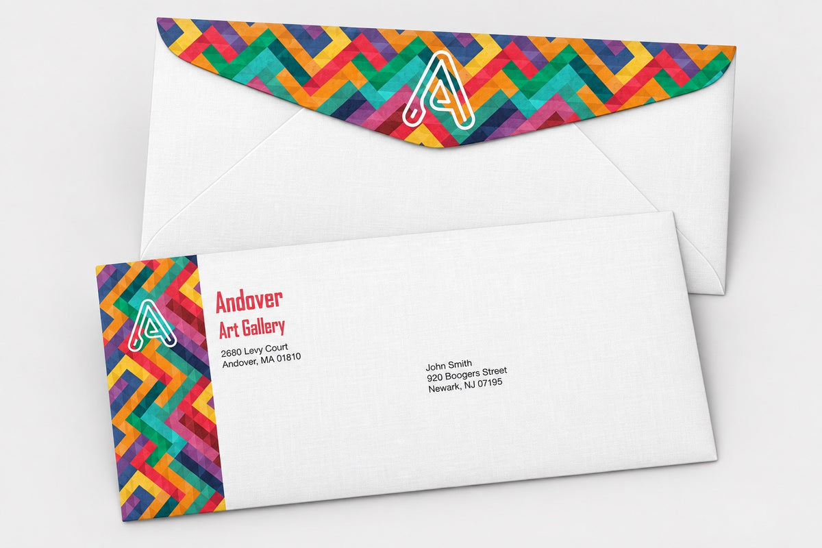 Linen Uncoated Envelopes shown on a light grey background