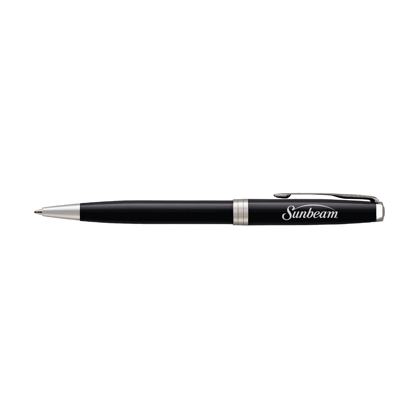 Parker Sonnet Ballpoint - Black - Silver Trim | Custom Branded | Lemon Print