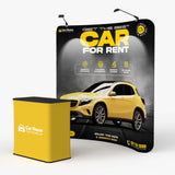 8ft Curved Tension Fabric Display - The Lemon Print & Design Studio 