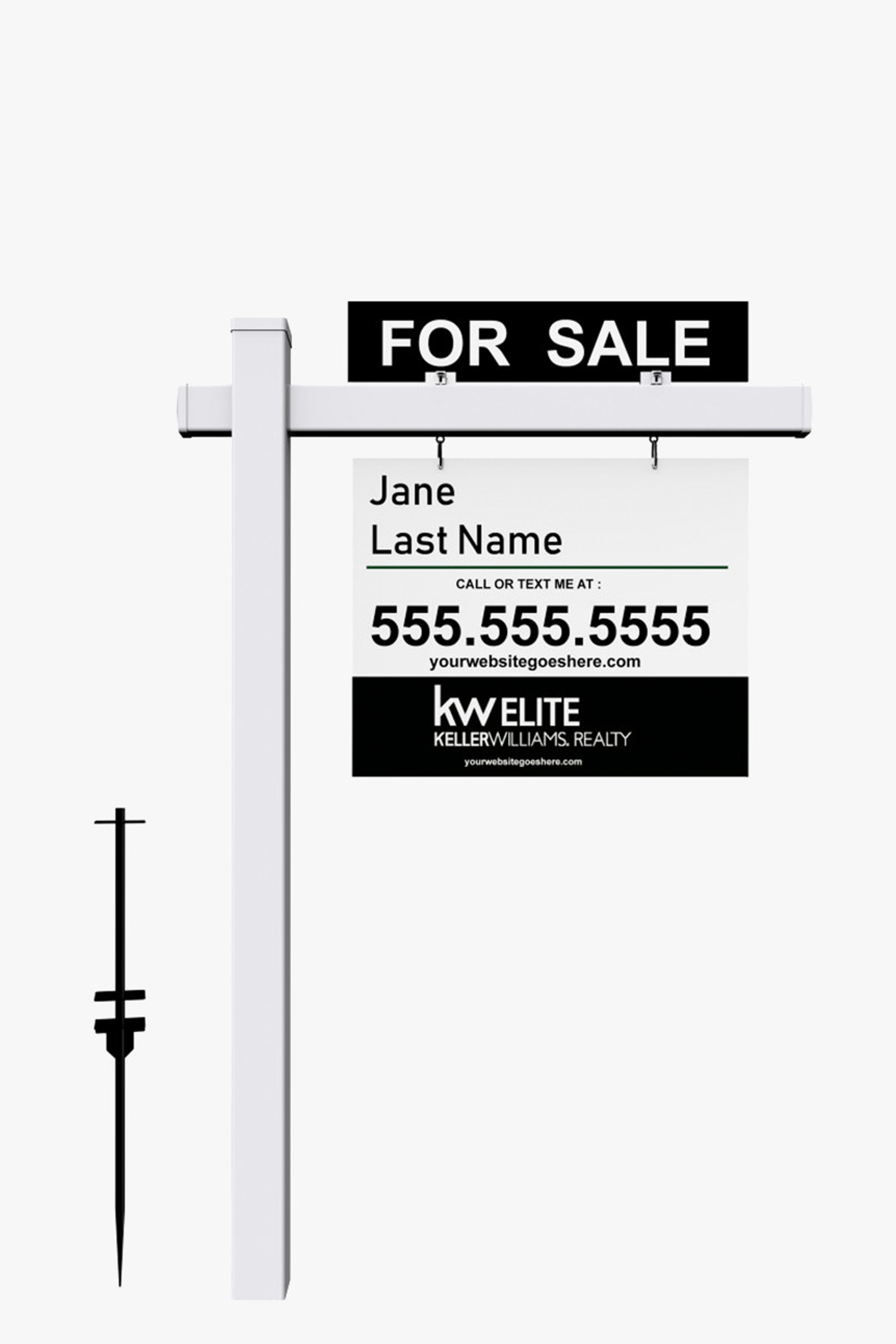 Real Estate PVC Post Sign