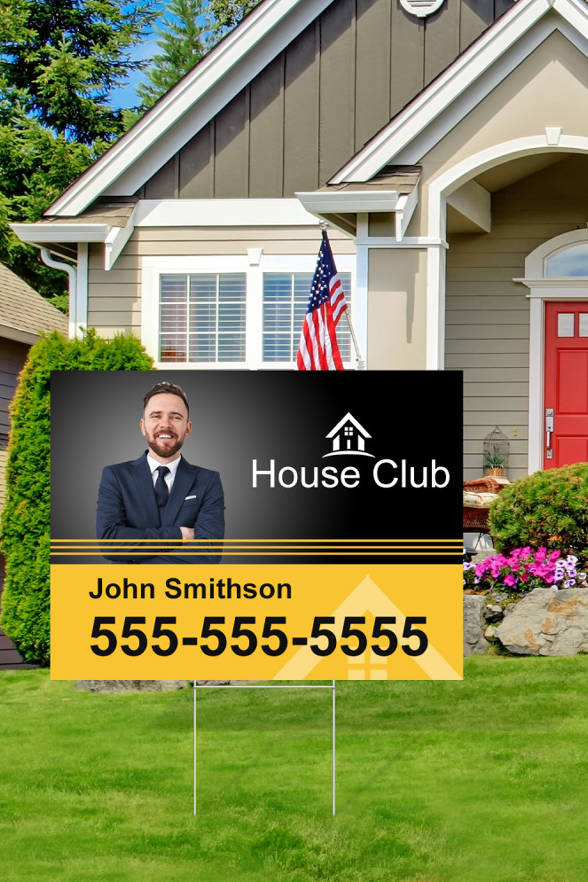 Real Estate Yard Signs - 24'' x 18''
