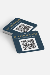 Square Rounded Corners Business Cards 2.5'' x 2.5''